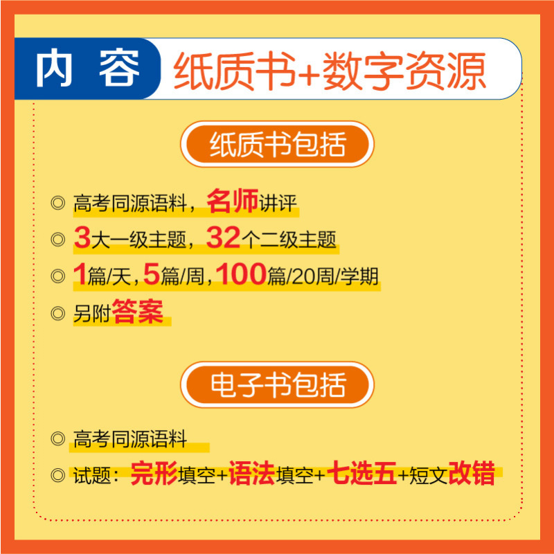 下册 高中一年级 [正版]高中英语课标全主题群文阅读训练高1上下高2上下高3上下新高考新阅读英语能力突破丛书