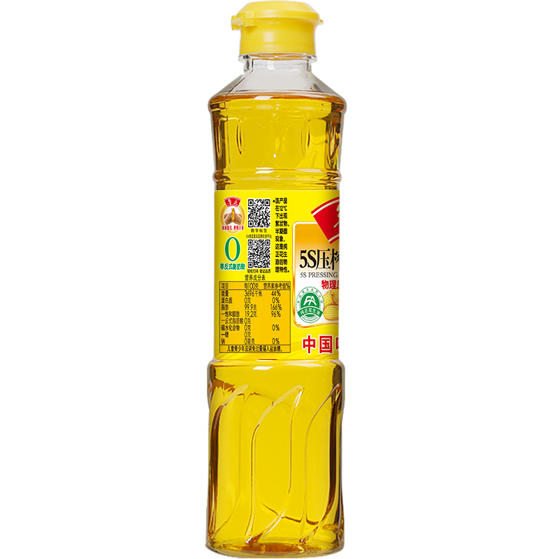 鲁花 压榨一级花生油 500ml 物理压榨食用油 鲁花集团出品高清大图