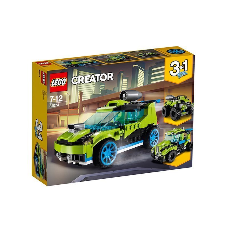 乐高(LEGO)Creator 创意百变 火箭拉力赛车 31074 塑料积木玩具241颗 7-12岁