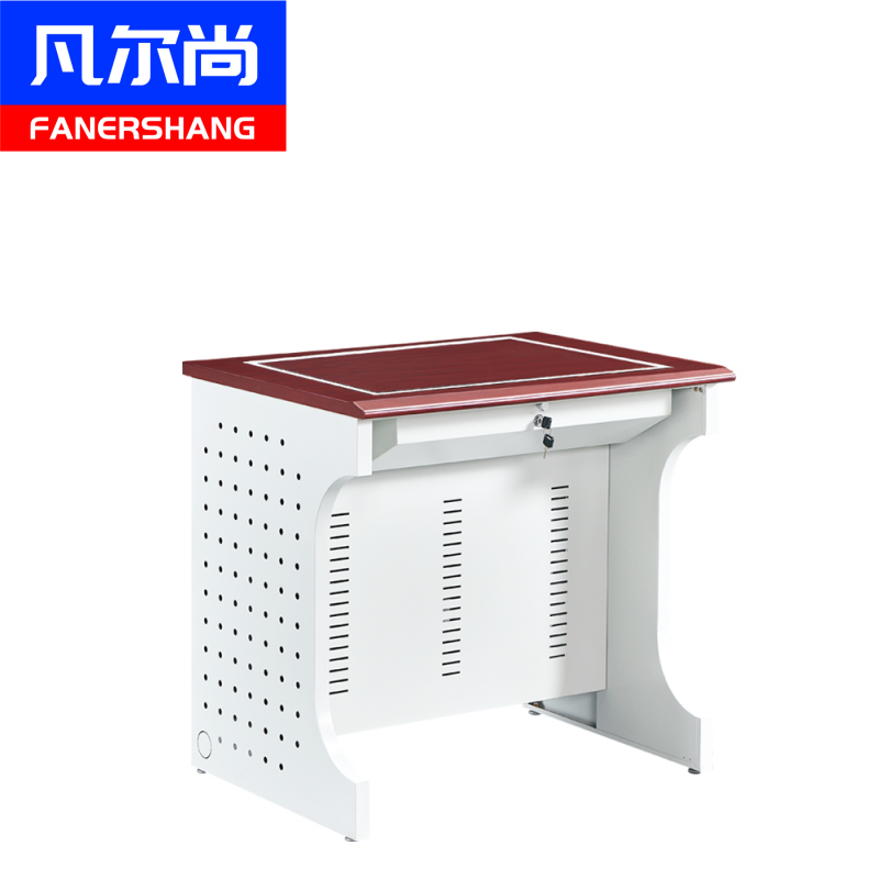 凡尔尚单人位翻转电脑桌800*700*750mm张高清大图
