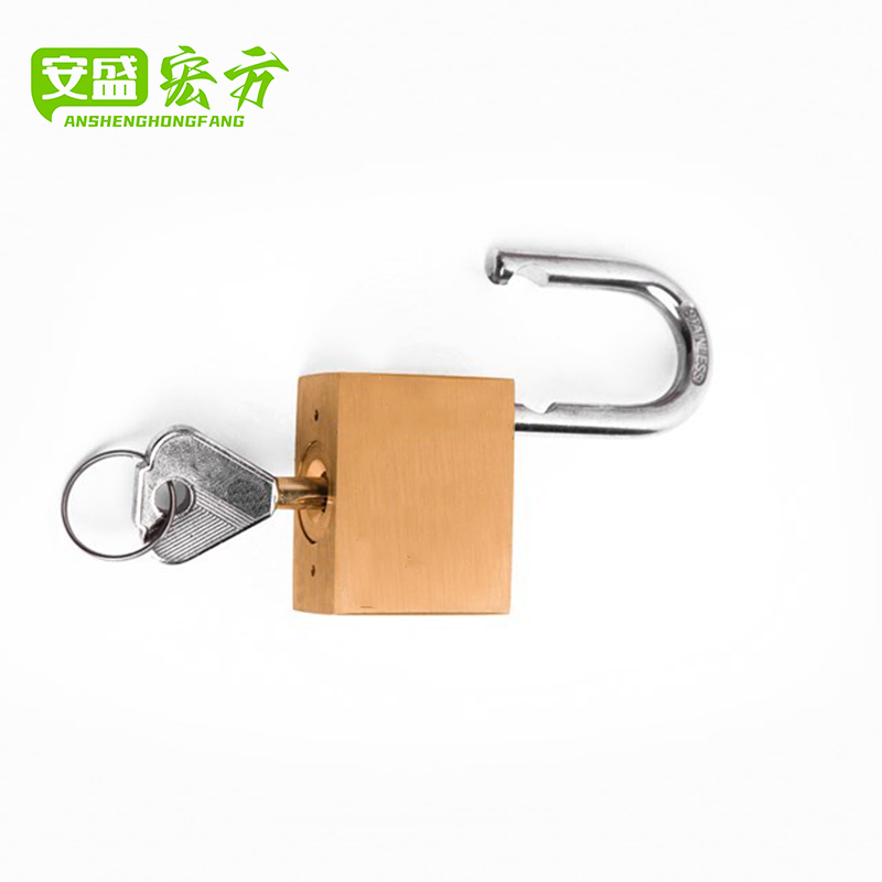 安盛宏方 ASHF800 40mm 黄色 铜叶片锁 (计价单位:个) 黄色高清大图