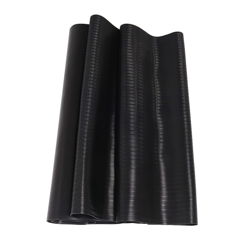 典虎 绝缘胶垫 黑色条纹5mm*1m*10m 卷高清大图
