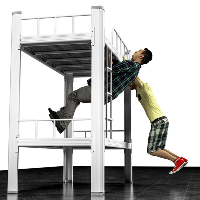 鑫金虎床上下铺铁艺高低床C7 2000*1000*1800mm高清大图