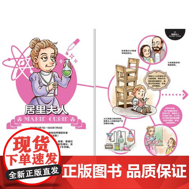 [店]3分钟漫话人类文明:科学篇(影响世界的伟大科学家) 漫画、科学、人类文明、科学家 2025年暑期读一本好书高清大图