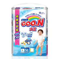 大王(GOO.N)拉拉裤/短裤式尿裤(男)大号(L号)56片(9kg-14kg)