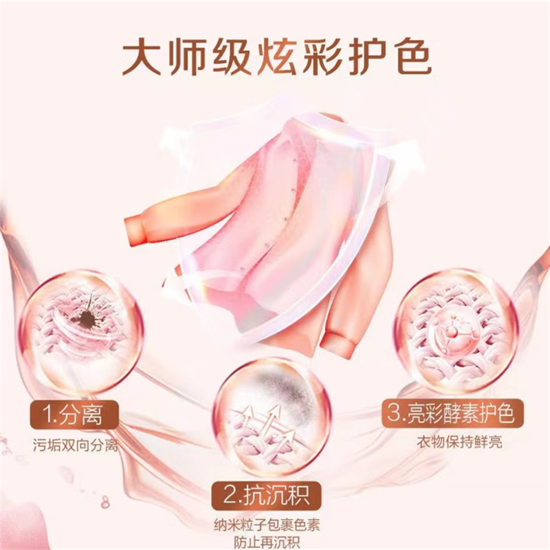 立白大师香氛天然洗衣粉800g*6袋(套)高清大图