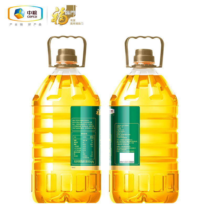 福临门 营养家活粒鲜胚 玉米胚芽油5L*3桶高清大图