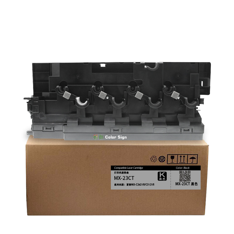 彩标(Color Sign) 废粉盒 MX-23CT (黑色) 适用于夏普MX-C2621R/C3121R高清大图