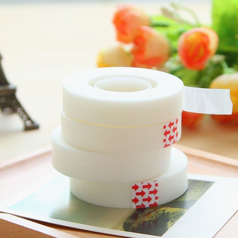 隐形胶带 无痕胶带 书写胶带 隐形粘贴 可写字复印不留痕胶带图片