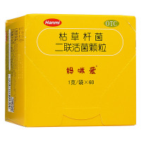 妈咪爱 枯草杆菌二联活菌颗粒 1g*60袋 适用于因肠道菌群失调引起的腹泻 便秘 胀气 消化不良等