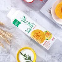 三元 轻能优酪乳酸奶450g12瓶整箱装 部分脱脂风味发酵乳轻能黄桃大麦12瓶