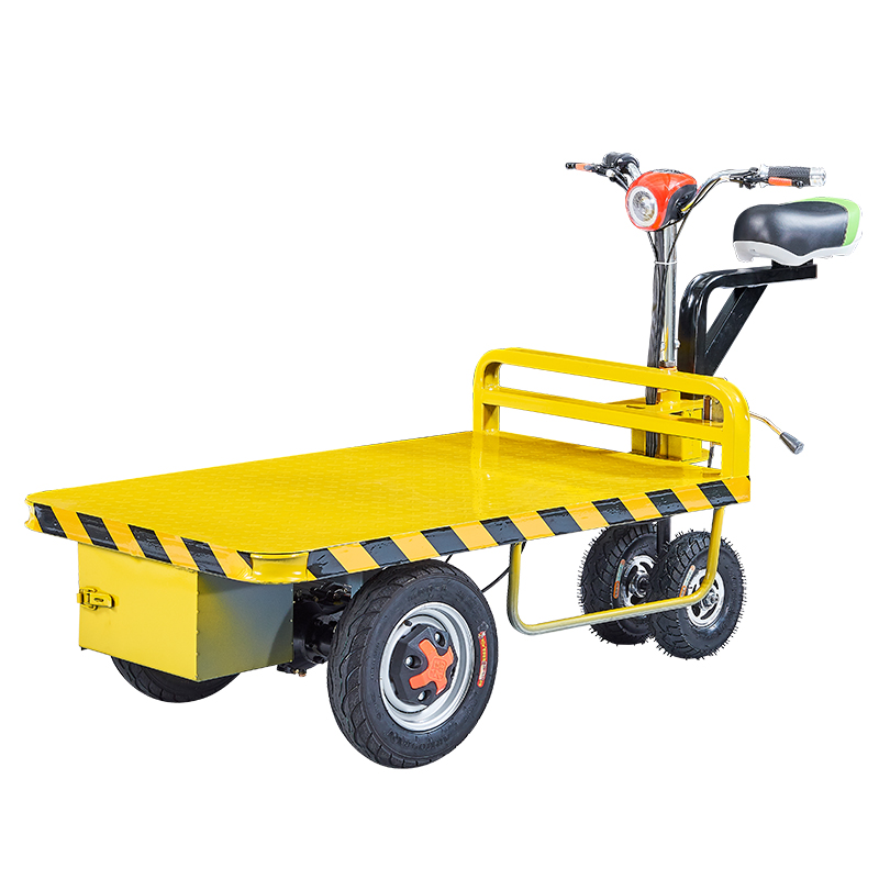 电动平板车工地电瓶车载重王仓库推车拉货电动板车推车搬运车斗车
