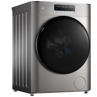 美的（Midea） MG100T2WADQCY滚筒洗衣机 10公斤全自动洗衣机 变频 除菌智能 初见 巴赫银