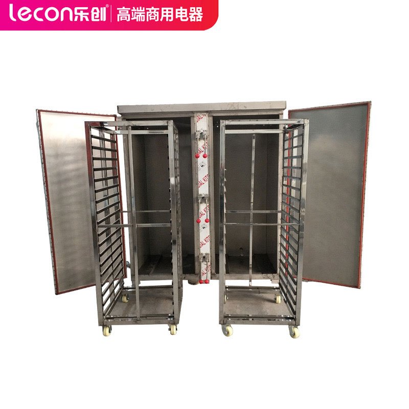 乐创lecon发酵箱大型馒头蒸房馒头包子蒸醒一体机食品醒发蒸柜视频