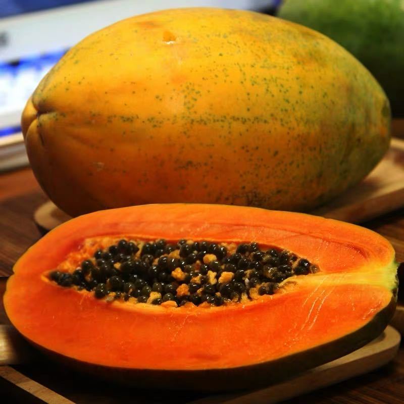 【靓果汇】广西冰糖红心木瓜10斤装带箱 现摘发货 营养美味