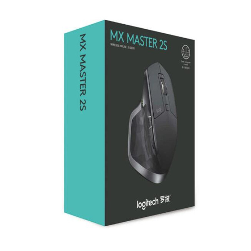 罗技(Logitech)MX Master 2S 无线蓝牙鼠标优联双模跨计算机控制鼠标 儒雅黑