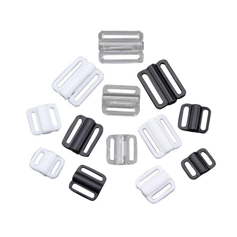 内衣扣文胸泳装前排插扣对扣吊带肩带服装辅料纽扣扣子配件搭扣黑色5