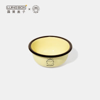 LUINGBOX露营盒子日食搪瓷碗联名-奶酪黄 直径12*高5cm