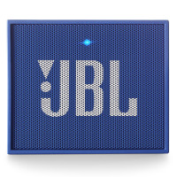 JBL GO音乐金砖无线蓝牙音箱户外便携多媒体迷你小音响低音炮 蓝色 便携式一体机 2.0声道