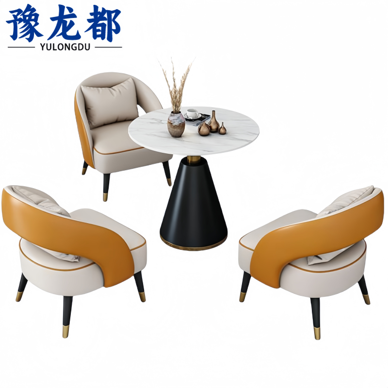 豫龙都休闲沙发皮面套高清大图