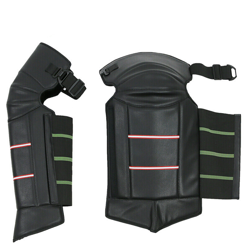 摩托车护膝冬季电动车护腿用具保暖骑车防风防寒加长加厚摩托车护膝