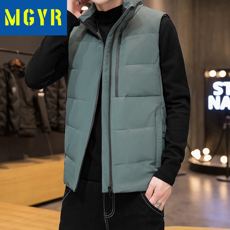 MGYR2020新款羽绒服马甲可圆领立领羽绒内搭背心外穿马甲户外羽绒衣