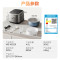 美的(Midea)电饭煲4L电饭锅抗菌青瓷内胆赤炎双热源 一键柴火饭特色蛋糕多功能家用2-8人智能电饭煲MB-4E02R