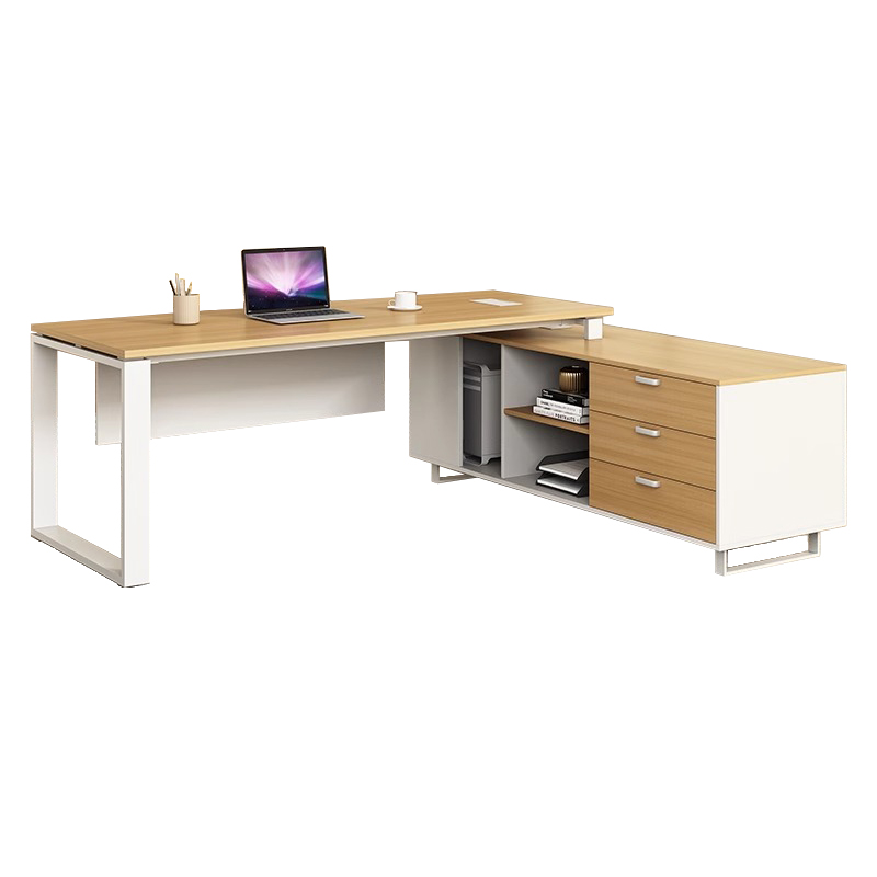 烁恒办公桌1.8m+椅套高清大图