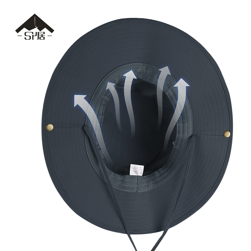 三人居 大帽檐防晒帽遮阳帽 SRJOEM927高清大图