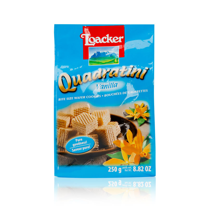 Loacker 莱家 粒粒装香草味威化饼干 250g/袋装 奥地利进口食品