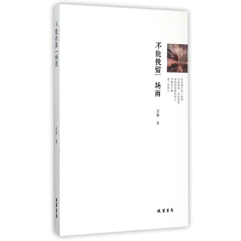 正版新书】不能挽留一场雨安扬9787512011953