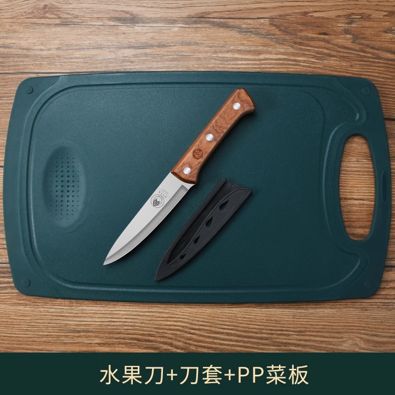 实木福柄瓜果刀高清大图