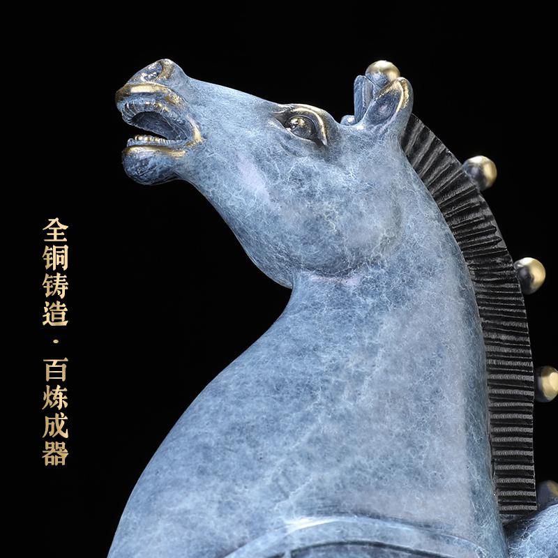 美帮汇唐马将马铜马摆件客厅酒柜办公室装饰公司店铺开业乔迁商务礼品高清大图