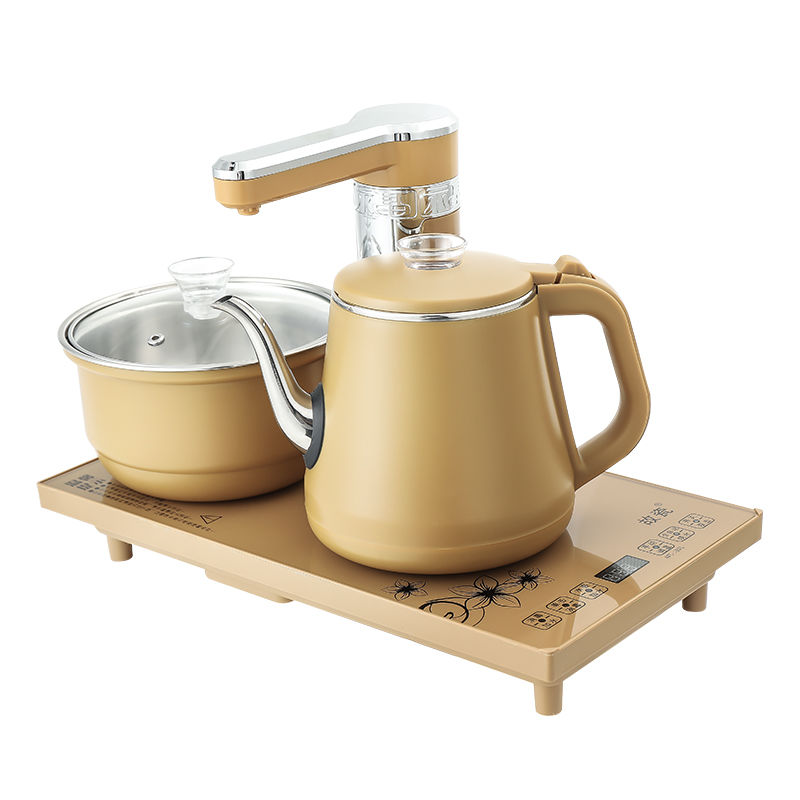 防烫全自动电热水壶茶台烧水壶自动上水抽水泡茶具套装家用电茶炉p2新