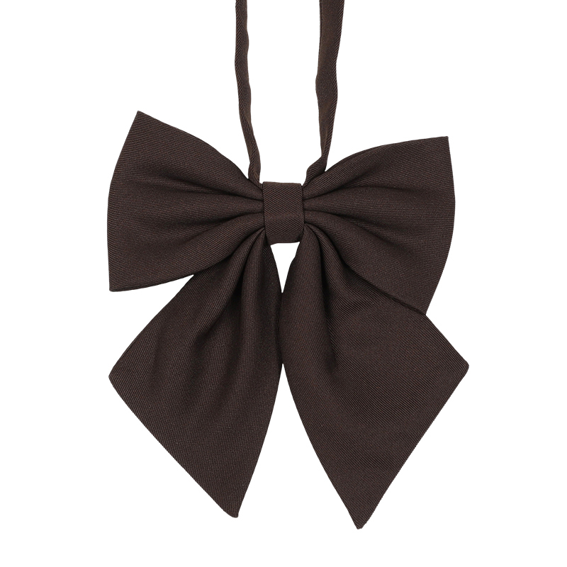 新款日系jk制服领结衬衫女学院风学生水手服绀色蝴蝶结领花赤羽根灰色