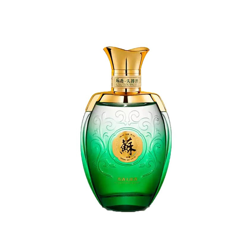 双沟 苏酒头排酒 52度绵柔型白酒绿苏 260ml*2瓶 礼盒装