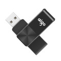 爱国者（aigo）U266 USB2.0 U盘 旋转防护 黑色CD纹防滑设计 64GB