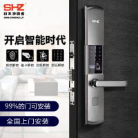SHZ SH-101日本神護者智能指纹锁家用防盗门密码锁门锁智能锁电子门锁家用指纹滑盖古铜色圆柱安、装