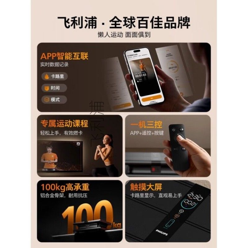 飞利浦智能垂直律动机FIT5501S高清大图