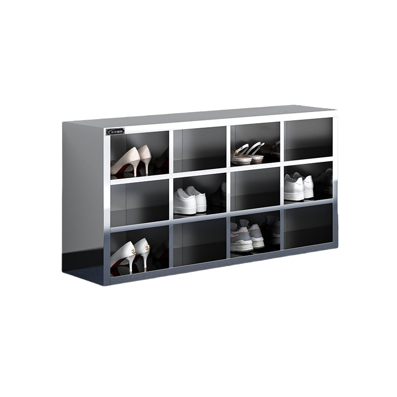 酷美智悦 304不锈钢单面12格鞋柜1200*300*600mm KM-JZ521 个高清大图