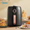美的(Midea)空气炸锅 3L 多功能 家用 不粘无油 经典黑色[KZE3003TQ]控温多功能