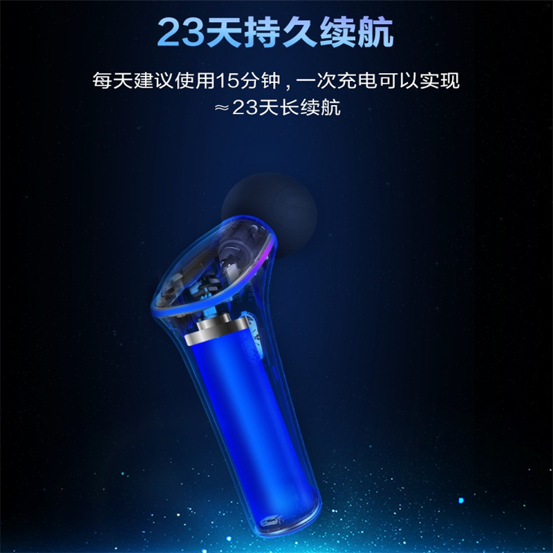 SKG 筋膜枪按摩器 肌肉放松器 全身按摩器长续航低音热敷按摩便携健身器材生日礼物送老婆长辈男女友 F5SE高清大图