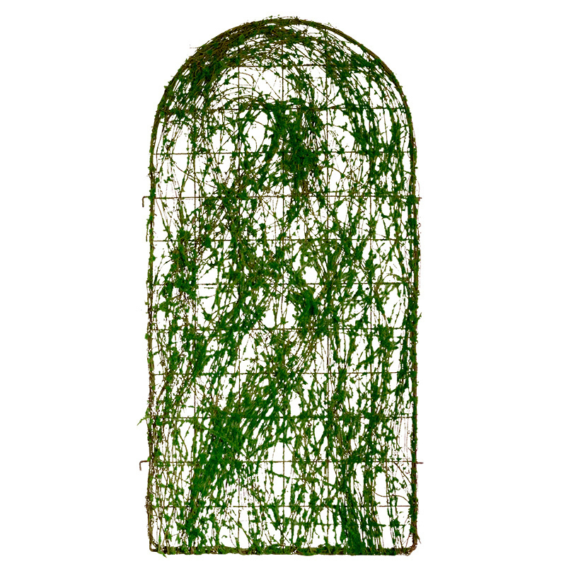 汐岩仿真青苔装饰屏风 栅栏 篱笆 围栏 铁艺园艺可连接无限长 特大高清大图