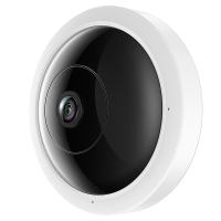 TP-LINK 500万鱼眼无线监控摄像头 智能网络摄像机 TL-IPC55A 360度全景高清红外夜视手机远程双向语音