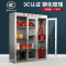 易企采 40*90*120CM201不锈钢微型消防站器材柜箱建筑工地防汛应急物资柜消防装备柜