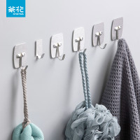 茶花 中号金属椭圆强力粘钩121027