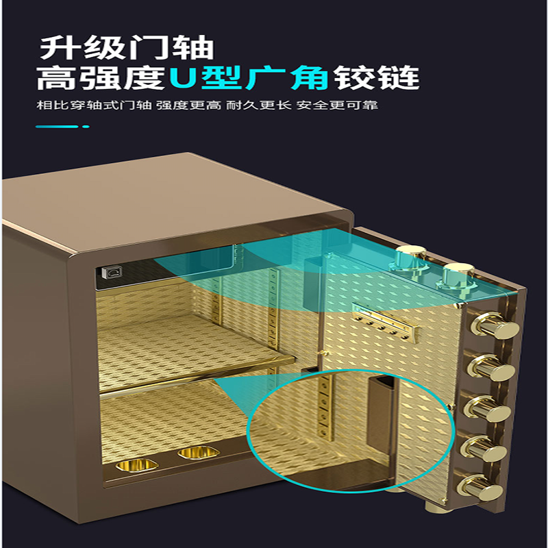 保险柜 金典60 wifi 黑/咖高清大图