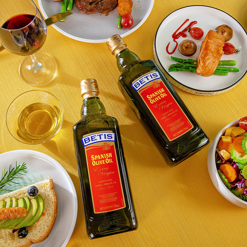 贝蒂斯 特级初榨橄榄油 500ML*2礼盒装高清大图