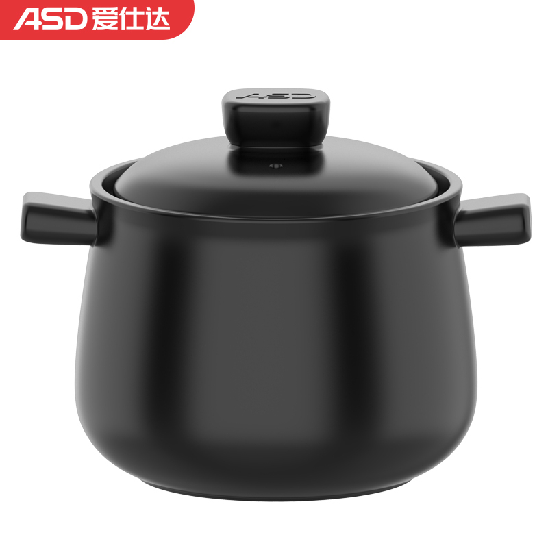 爱仕达(ASD)天然陶瓷煲砂锅炖汤石锅新陶养生煲中药锅2.5L高汤煲RXC25K3WG高清大图
