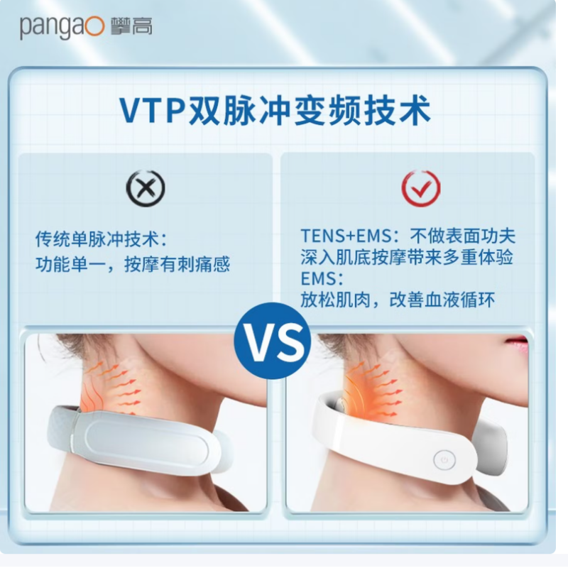 攀高(PANGAO)护颈仪理疗仪 PG-2601B19 (个)高清大图